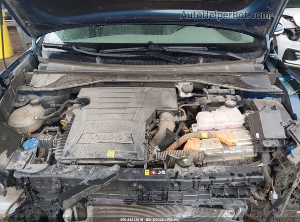 KNDCE3LC5M5465212 2021 KIA NIRO Blue Вид ззаду