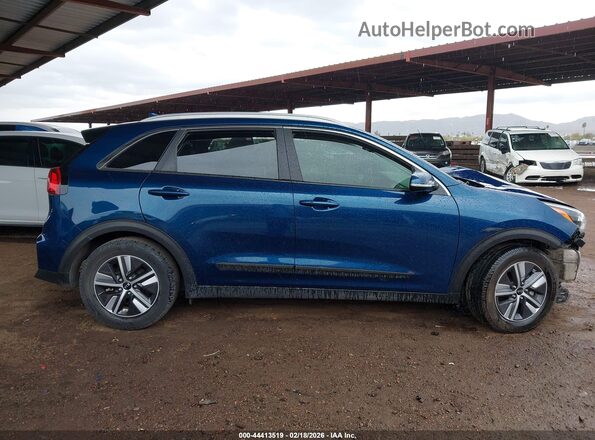 KNDCE3LC5M5465212 2021 KIA NIRO Blue Вид задньої частини салону