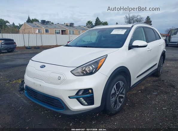 KNDCE3LG4L5047273 2020 KIA NIRO EV White Przód lewy