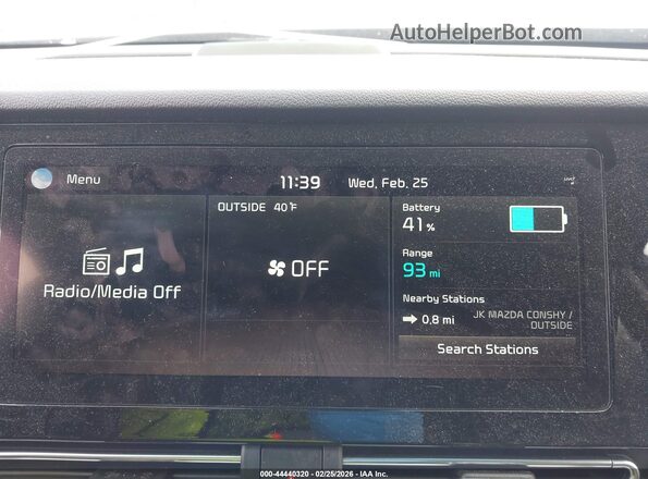 KNDCE3LG4L5074439 2020 KIA NIRO EV Dark Blue 