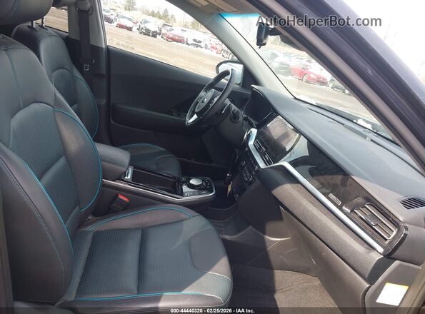 KNDCE3LG4L5074439 2020 KIA NIRO EV Dark Blue Widok wnętrza z przodu