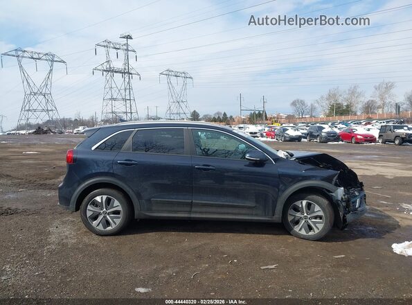 KNDCE3LG4L5074439 2020 KIA NIRO EV Dark Blue Widok wnętrza z tyłu