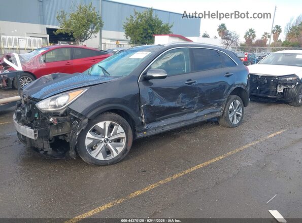 KNDCE3LG6K5030182 2019 KIA NIRO EV Gray Առջևի ձախ երեք քառորդ տեսարան