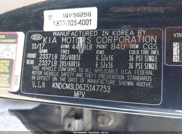 KNDCM3LD6J5147753 2018 KIA NIRO PLUG-IN HYBRID Black Engine compartment view