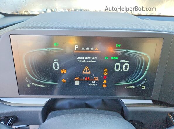 KNDCP3LE0T5316894 2026 KIA NIRO Gray Instrument cluster view