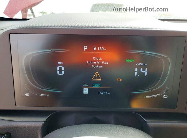 KNDCP3LE6R5184507 2024 KIA NIRO Red Instrument cluster view