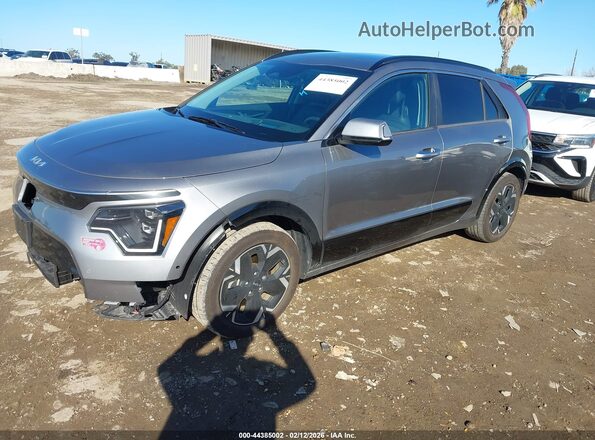 KNDCT3L16R5109931 2024 KIA NIRO EV Gray წინა მარცხენა ხედი სამი მეოთხედიდან