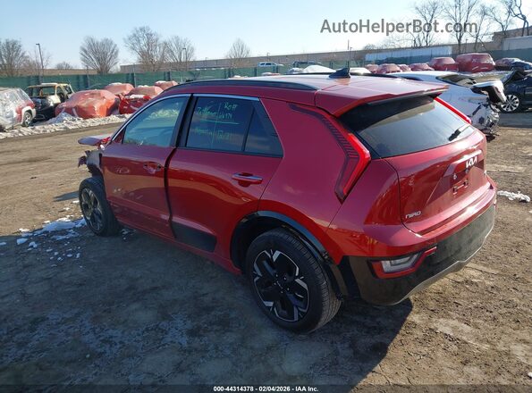 KNDCT3L16S5141168 2025 KIA NIRO EV Red Trasero izquierdo