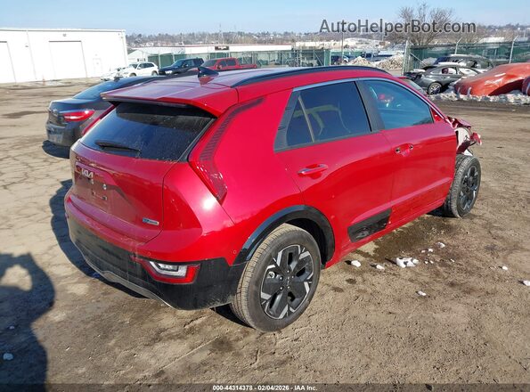 KNDCT3L16S5141168 2025 KIA NIRO EV Red Trasero derecho