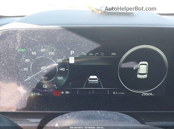 KNDCT3L17R5110022 2024 KIA NIRO EV Green Rear seats view