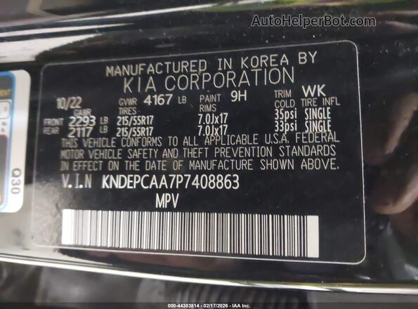 KNDEPCAA7P7408863 2023 KIA SELTOS Black 