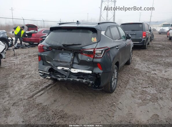 KNDERCAA7M7184726 2021 KIA SELTOS Серый Задняя правая четверть
