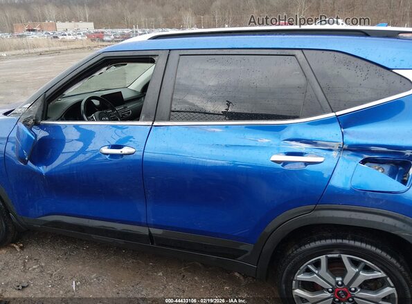 KNDETCA2XM7107942 2021 KIA SELTOS Синий Панорамный вид салона 360°