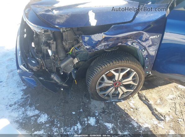 KNDEUCA2XM7140470 2021 KIA SELTOS Синий Вид спереди