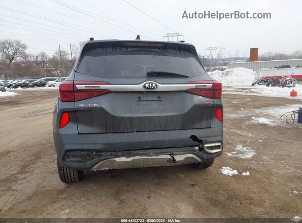 KNDEUCAA3M7100853 2021 KIA SELTOS Gray წინა ხედი