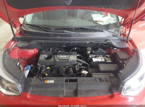 KNDJN2A23K7638240 2019 KIA SOUL Красный Вид сзади