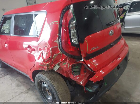 KNDJN2A23K7638240 2019 KIA SOUL Красный Вид спереди