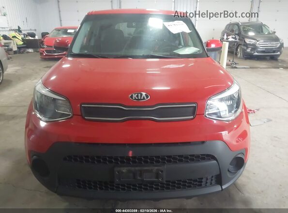 KNDJN2A23K7638240 2019 KIA SOUL Красный Вид щитка приборов
