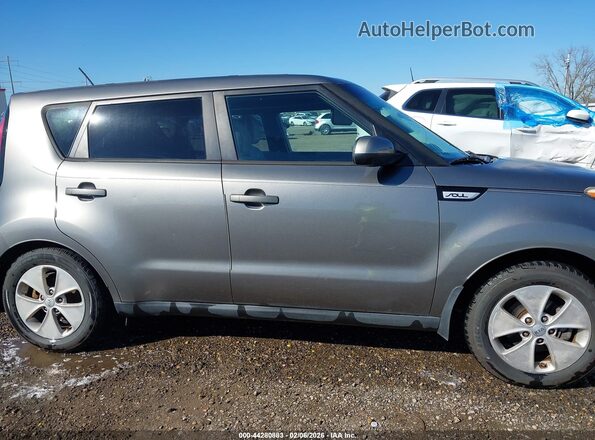 KNDJN2A27G7302002 2016 KIA SOUL Gray უკანა სალონის ხედი