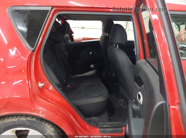 KNDJN2A27K7630173 2019 KIA SOUL Red Vista de la etiqueta del VIN