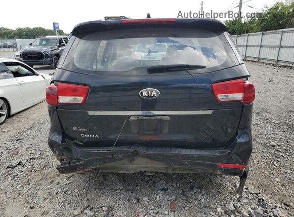 KNDMA5C17G6184554 2016 KIA SEDONA Black Вид ззаду