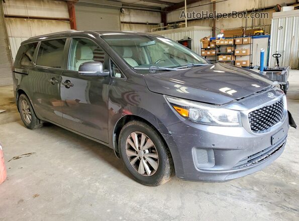 KNDMB5C10H6329089 2017 KIA SEDONA Black Առջևի աջ