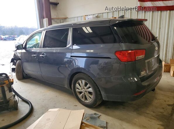 KNDMB5C10H6329089 2017 KIA SEDONA Black Հետևի ձախ