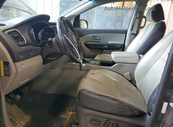 KNDMB5C10H6329089 2017 KIA SEDONA Black Սալոնի դիմացի տեսք
