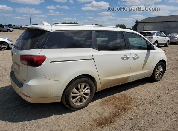 KNDMB5C12H6249406 2017 KIA SEDONA White Tył prawy