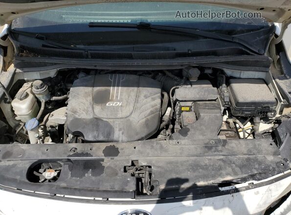 KNDMB5C12H6249406 2017 KIA SEDONA White Widok komory silnika