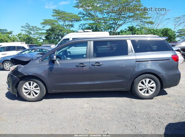 KNDMB5C13G6116409 2016 KIA SEDONA Gray 