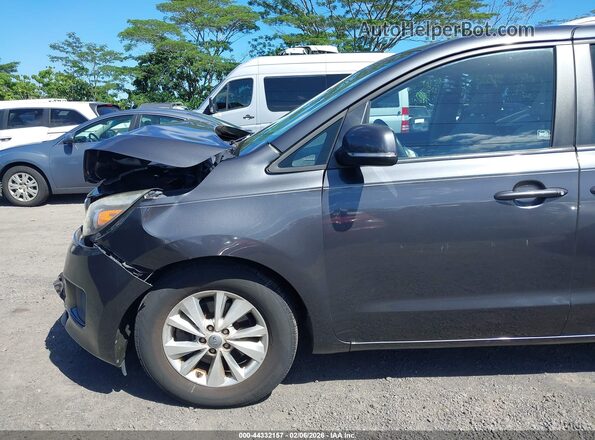 KNDMB5C13G6116409 2016 KIA SEDONA Gray Vista del cuadro de instrumentos