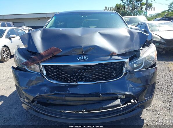 KNDMB5C13G6116409 2016 KIA SEDONA Gray Vista interior trasera
