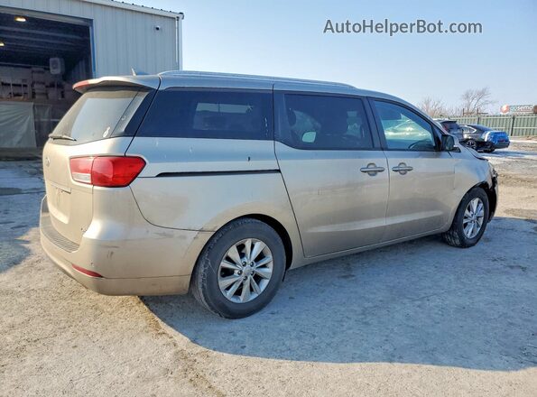 KNDMB5C15G6151887 2016 KIA SEDONA Tan უკანა მარჯვენა
