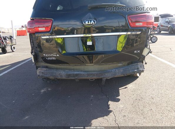 KNDMB5C15M6662365 2021 KIA SEDONA Black Դիմացի տեսք