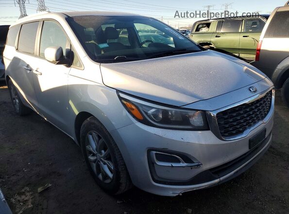 KNDMB5C17K6510522 2019 KIA SEDONA Silver Delantero derecho