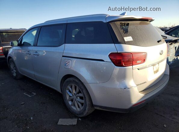 KNDMB5C17K6510522 2019 KIA SEDONA Silver Trasero izquierdo