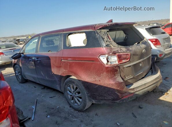 KNDMB5C17L6596335 2020 KIA SEDONA Maroon Rear left