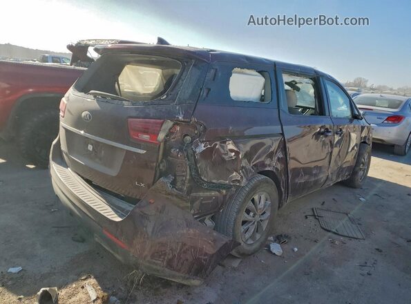 KNDMB5C17L6596335 2020 KIA SEDONA Maroon Rear right