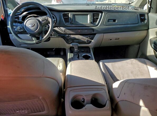 KNDMB5C17L6596335 2020 KIA SEDONA Maroon Dashboard view