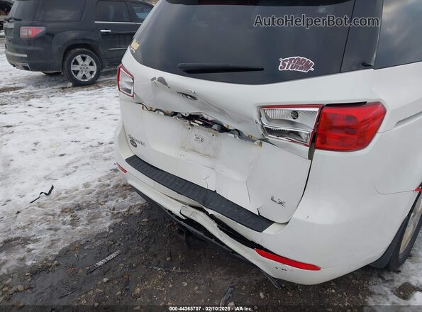 KNDMB5C18J6374786 2018 KIA SEDONA White ხელსაწყოთა პანელის ხედი