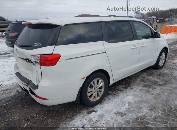 KNDMB5C18J6374786 2018 KIA SEDONA White უკანა მარჯვენა