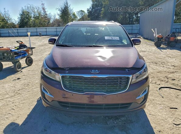 KNDMB5C19L6642876 2020 KIA SEDONA Burgundy 