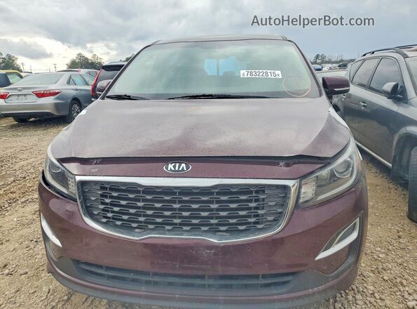 KNDMB5C19L6642876 2020 KIA SEDONA Burgundy 