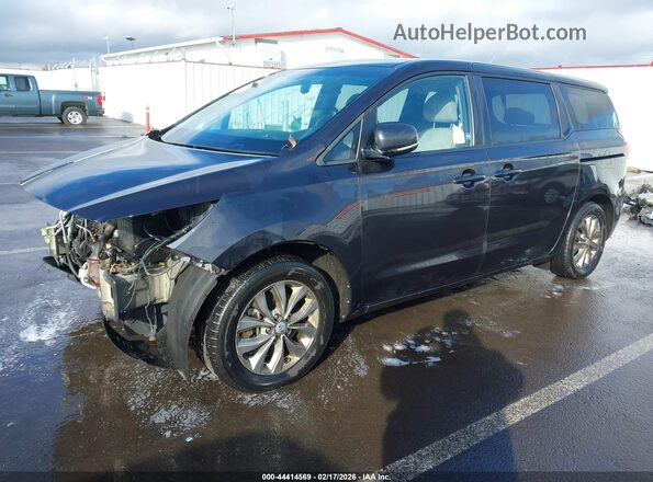 KNDMB5C1XK6548682 2019 KIA SEDONA Gray Front left