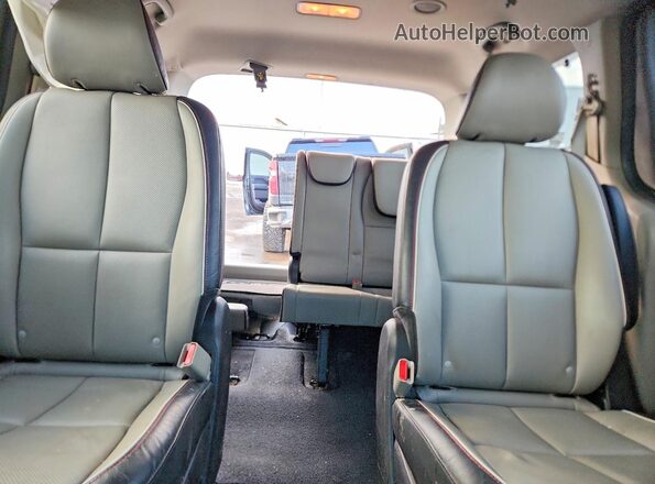 KNDMB5C1XL6577620 2020 KIA SEDONA Black Vista de los asientos traseros