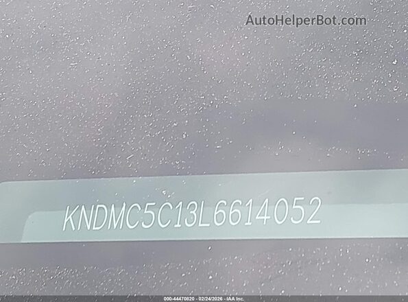 KNDMC5C13L6614052 2020 KIA SEDONA Gray Вид підкапотного простору