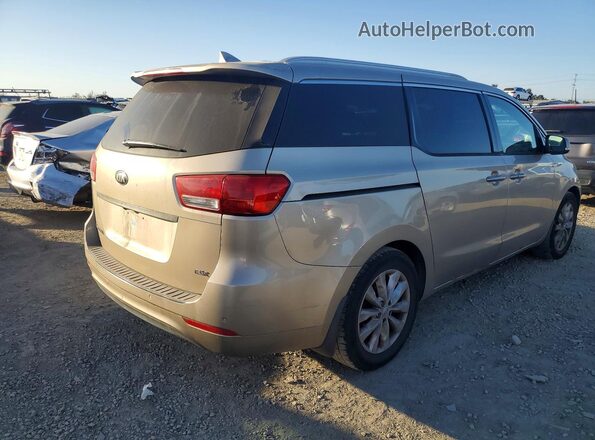 KNDMC5C1XG6100446 2016 KIA SEDONA Cream Tył prawy