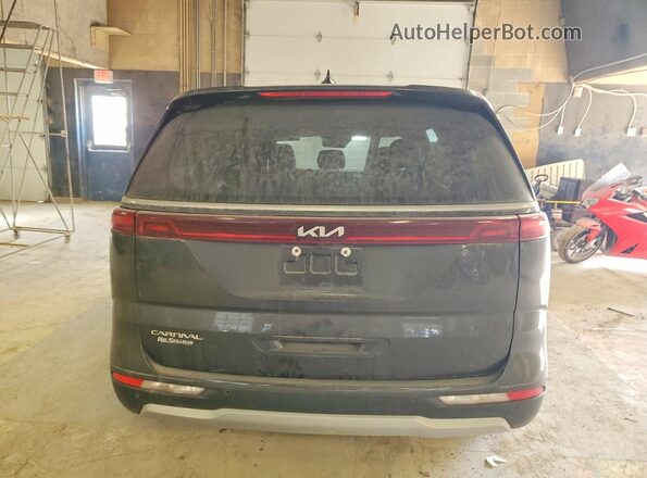 KNDNB4H33P6240799 2023 KIA CARNIVAL Black Հետևի տեսք
