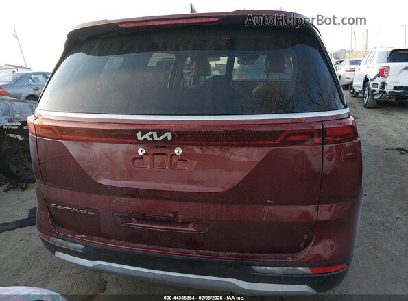 KNDNB4H38N6169869 2022 KIA CARNIVAL MPV Red 